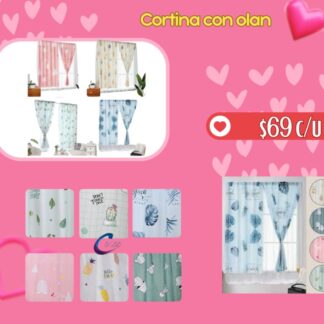 Cortina con olan