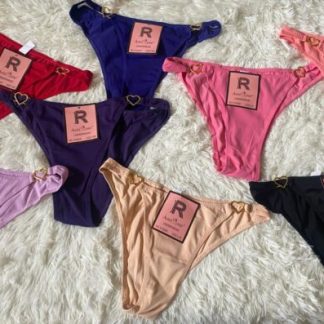 H10056 Calzon sin costura y DIJE de corazón