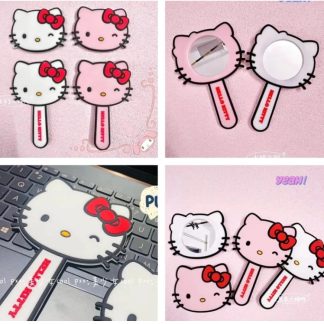 Espejo de mano de silicon Hello Kitty