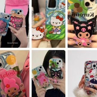 Funda para iPhone Hello Kitty con pop socket