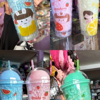 Hermoso vaso hidrogel con luz