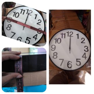 Reloj de pared (negro)#
