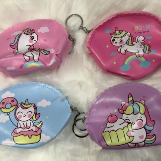 Monedero de llavero de unicornio
