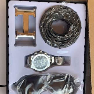 kit de  Reloj Lentes  Cinturón con hebilla