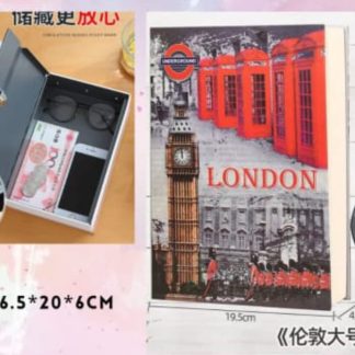 Caja de seguridad en forma de libro