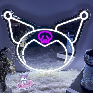 lu5879 Espejo de Kuromi de luz led