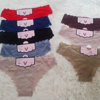 L4680 Calzón de encaje con transparencia