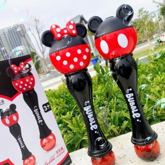Baston De Burbujas Minnie Y Mickey