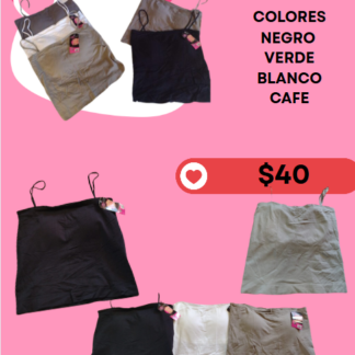 LV5643 Blusita con tirantes delgados (unitalla)