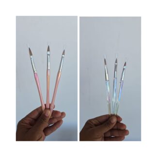 Trio De Pinceles Para Acrílico