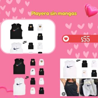 Playera sin mangas de caballero son unitalla