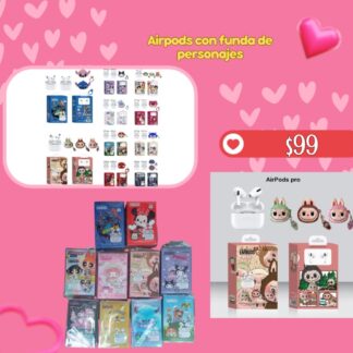Airpods con funda de personajes