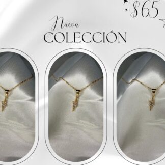 Collar con dije de rayo