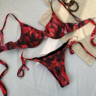 Bañador con cordon lateral