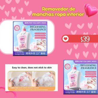 Removedor de manchas ropa interior