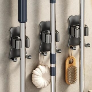 Organizador para escobas o accesorios individual en forma de osito