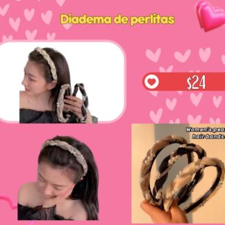 Diadema de perlitas