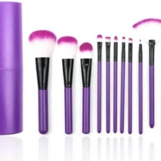 N713 Cartera de Brocha Morada 12 pzas