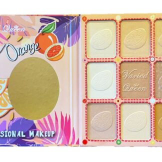 Paleta 3 en 1 (Iluminador, Contorno Y Rubor) Orange