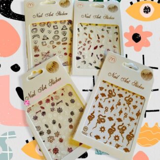 Stickers Para Uñas (Modelos Surtidos) $8 pza $75 dna