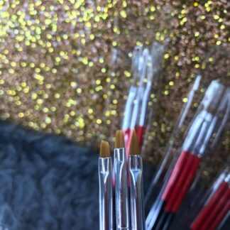 Kit 3 Pinceles Para Uñas