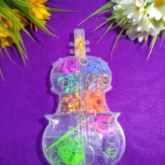 Estuche De Ligas En Forma De Guitarra Para Hacer Pulseras