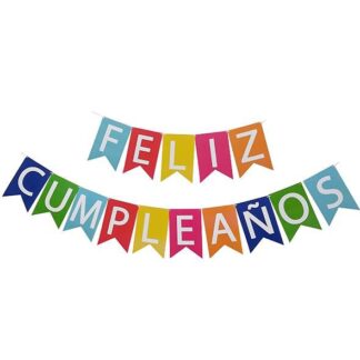 Letrero De Feliz Cumpleaños $16 pza/ $14 x Dna