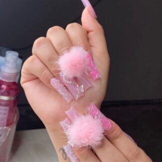 10 Pompones Con Iman Para Uñas