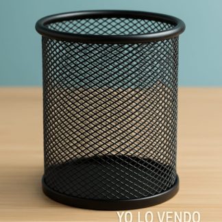 Bote porta lápices de metal