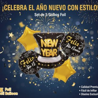 Set de Globos de año nuevo