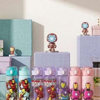 Botella para agua Iron Man#