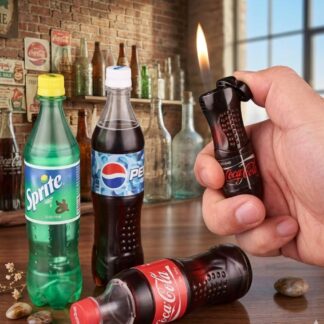 Encendedor pequeño en forma de botella