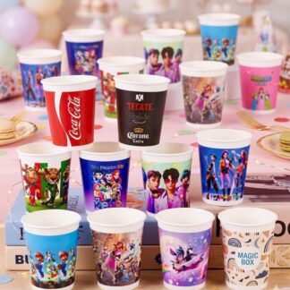 Paquete de 10 vasos animados#