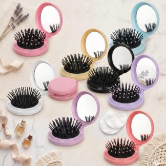 Cepillo con espejo de bolsillo