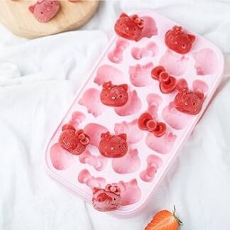 Molde de silicon de HELLO KITTY#
