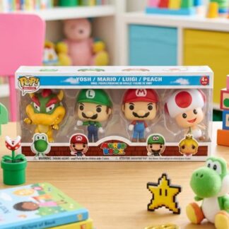 Paquete de 4 pz de funko de mario Bross#
