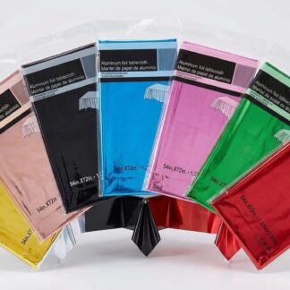 Mantel metalico para fiesta#