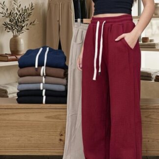 F701 Pantalon de lino Grueso $115 pz $100 apartir de 3 piezas#