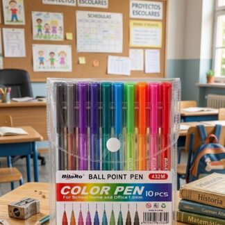 Paquete De 10 Plumas De Colores#