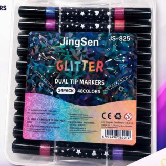 Plumones Glitter 24pzs
