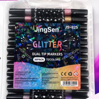 Plumones Glitter 36pzs