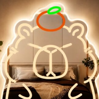 Espejo con Luz Led de Capibara#