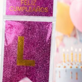Guirnalda Feliz Cumpleaños $15 pz o $12 por docena