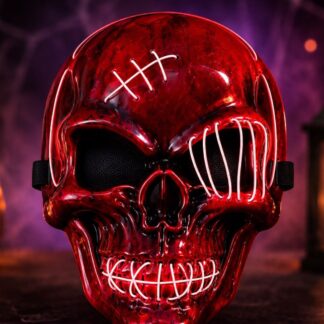 Máscara de Calavera LED#