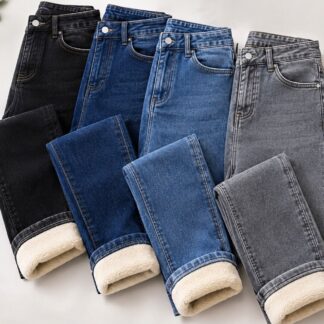 Pantalón de Mezclilla Afelpado#