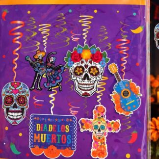 Decoración Colgante Día de Muertos