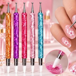 Set de Pinceles de Silicón Doble Punta