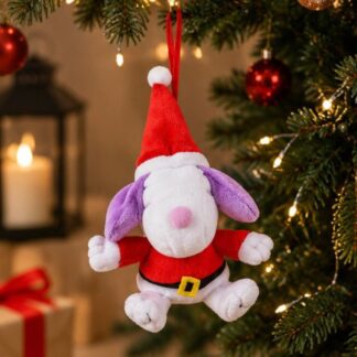 Adorno Navideño de Peluche Snoopy#